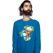 Load image into Gallery viewer, Shirts Long Sleeve Shirts, Unisex / Small / Sapphire Stalk Girl