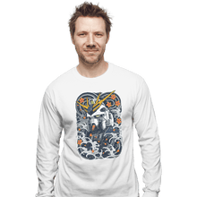 Load image into Gallery viewer, Shirts Long Sleeve Shirts, Unisex / Small / White Nu Mecha