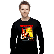 Load image into Gallery viewer, Secret_Shirts Long Sleeve Shirts, Unisex / Small / Black Dwight Rambo