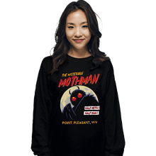 Load image into Gallery viewer, Daily_Deal_Shirts Long Sleeve Shirts, Unisex / Small / Black Mothman
