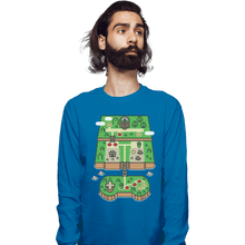 Load image into Gallery viewer, Shirts Long Sleeve Shirts, Unisex / Small / Sapphire Super Console World