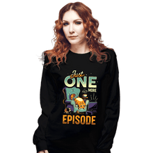 Load image into Gallery viewer, Daily_Deal_Shirts Long Sleeve Shirts, Unisex / Small / Black Chonky TV Addict