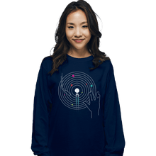 Load image into Gallery viewer, Shirts Long Sleeve Shirts, Unisex / Small / Navy Star Trek Vinyl