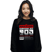 Load image into Gallery viewer, Daily_Deal_Shirts Long Sleeve Shirts, Unisex / Small / Black Nakatomi Survival Kit