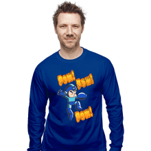 Load image into Gallery viewer, Shirts Long Sleeve Shirts, Unisex / Small / Royal Blue Pew Pew Pew