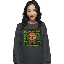Load image into Gallery viewer, Shirts Long Sleeve Shirts, Unisex / Small / Charcoal Save The Forest