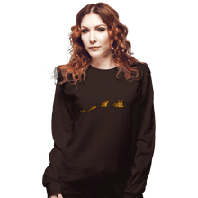 Load image into Gallery viewer, Shirts Long Sleeve Shirts, Unisex / Small / Dark Chocolate Evolution Of Hypnotoad
