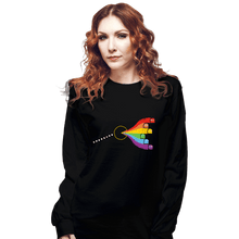 Load image into Gallery viewer, Daily_Deal_Shirts Long Sleeve Shirts, Unisex / Small / Black The Dark Side Of The Maze