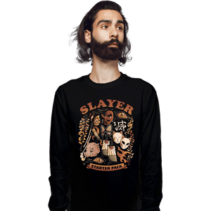 Daily_Deal_Shirts Long Sleeve Shirts, Unisex / Small / Black Slayer Starter Pack