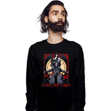 Load image into Gallery viewer, Daily_Deal_Shirts Long Sleeve Shirts, Unisex / Small / Black Enter The Crow