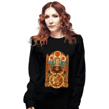 Load image into Gallery viewer, Daily_Deal_Shirts Long Sleeve Shirts, Unisex / Small / Black Stained Glass Gods