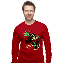 Load image into Gallery viewer, Daily_Deal_Shirts Long Sleeve Shirts, Unisex / Small / Red The Strongest Dude