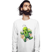 Load image into Gallery viewer, Shirts Long Sleeve Shirts, Unisex / Small / White 1000 Needles