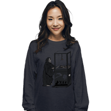 Load image into Gallery viewer, Shirts Long Sleeve Shirts, Unisex / Small / Dark Heather Death Is Random