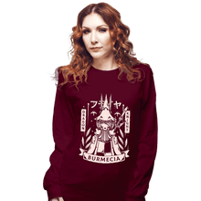 Load image into Gallery viewer, Secret_Shirts Long Sleeve Shirts, Unisex / Small / Maroon Freya Dragon Knight