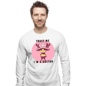 Daily_Deal_Shirts Long Sleeve Shirts, Unisex / Small / White Trust Me I'm A Doctor