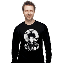 Load image into Gallery viewer, Shirts Long Sleeve Shirts, Unisex / Small / Black Burn
