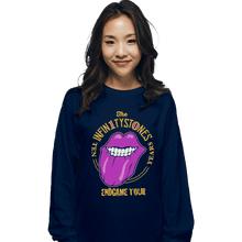 Load image into Gallery viewer, Shirts Long Sleeve Shirts, Unisex / Small / Navy Stones End Game Tour