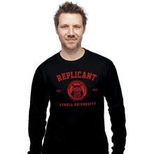 Load image into Gallery viewer, Daily_Deal_Shirts Long Sleeve Shirts, Unisex / Small / Black Replicant University