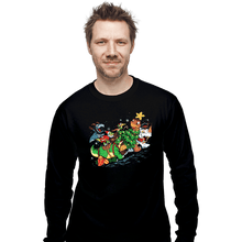 Load image into Gallery viewer, Secret_Shirts Long Sleeve Shirts, Unisex / Small / Black Land Before Christmas Time
