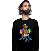 Load image into Gallery viewer, Shirts Long Sleeve Shirts, Unisex / Small / Black X-Women Rhapsody