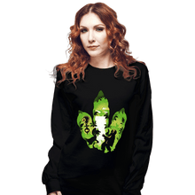 Load image into Gallery viewer, Daily_Deal_Shirts Long Sleeve Shirts, Unisex / Small / Black Dilophosaurus Footprint