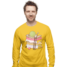 Load image into Gallery viewer, Shirts Long Sleeve Shirts, Unisex / Small / Gold Can't Sleep