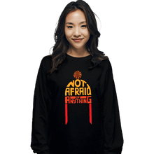 Load image into Gallery viewer, Secret_Shirts Long Sleeve Shirts, Unisex / Small / Black Not Afraid Of Anything