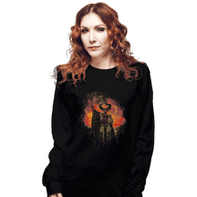 Load image into Gallery viewer, Shirts Long Sleeve Shirts, Unisex / Small / Black Lord Of Darkness Art