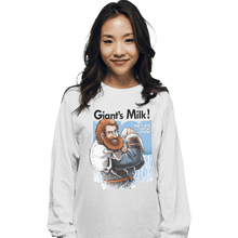 Load image into Gallery viewer, Shirts Long Sleeve Shirts, Unisex / Small / White Giant's Milk!