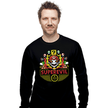 Load image into Gallery viewer, Shirts Long Sleeve Shirts, Unisex / Small / Black Superevil Inferno