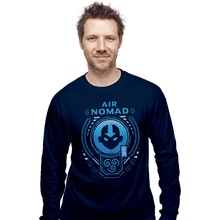 Load image into Gallery viewer, Secret_Shirts Long Sleeve Shirts, Unisex / Small / Navy Mighty Airbender