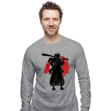 Load image into Gallery viewer, Shirts Long Sleeve Shirts, Unisex / Small / Sports Grey Crimson yamato