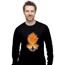 Load image into Gallery viewer, Shirts Long Sleeve Shirts, Unisex / Small / Black The Angry Super Saiyan