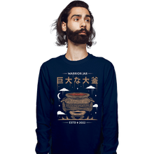 Load image into Gallery viewer, Daily_Deal_Shirts Long Sleeve Shirts, Unisex / Small / Navy The Warrior Jar