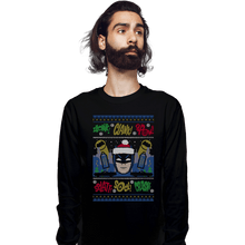 Load image into Gallery viewer, Shirts Long Sleeve Shirts, Unisex / Small / Black Nana Nana Nana Nana Christmas!