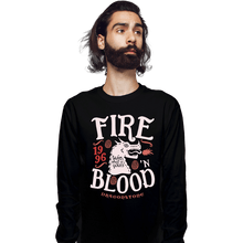Load image into Gallery viewer, Shirts Long Sleeve Shirts, Unisex / Small / Black House Of Dragons