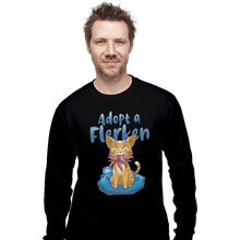 Load image into Gallery viewer, Shirts Long Sleeve Shirts, Unisex / Small / Black Adopt A Flerken
