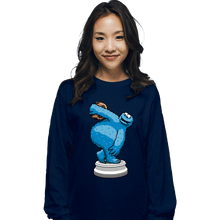 Load image into Gallery viewer, Daily_Deal_Shirts Long Sleeve Shirts, Unisex / Small / Navy Cookiebolus!