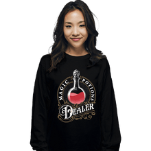 Load image into Gallery viewer, Secret_Shirts Long Sleeve Shirts, Unisex / Small / Black Magic Potion Dealer