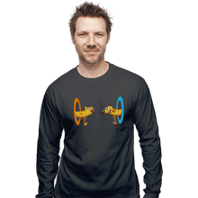 Load image into Gallery viewer, Shirts Long Sleeve Shirts, Unisex / Small / Charcoal Finally We Meet