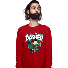 Load image into Gallery viewer, Secret_Shirts Long Sleeve Shirts, Unisex / Small / Red Dasher Thrasher