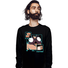 Load image into Gallery viewer, Shirts Long Sleeve Shirts, Unisex / Small / Black Dog Pig Bread