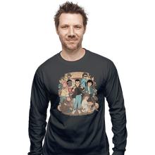 Load image into Gallery viewer, Shirts Long Sleeve Shirts, Unisex / Small / Charcoal Stranger Anime