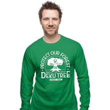 Load image into Gallery viewer, Daily_Deal_Shirts Long Sleeve Shirts, Unisex / Small / Irish Green Protect Our Forest
