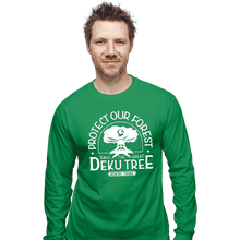 Load image into Gallery viewer, Daily_Deal_Shirts Long Sleeve Shirts, Unisex / Small / Irish Green Protect Our Forest