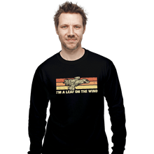 Load image into Gallery viewer, Daily_Deal_Shirts Long Sleeve Shirts, Unisex / Small / Black Vintage Leaf
