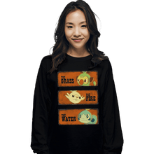 Load image into Gallery viewer, Shirts Long Sleeve Shirts, Unisex / Small / Black The Grass, The Fire, And The Water
