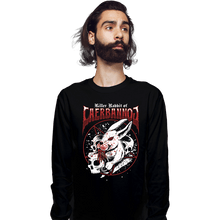Load image into Gallery viewer, Secret_Shirts Long Sleeve Shirts, Unisex / Small / Black Killer Rabbit Metal