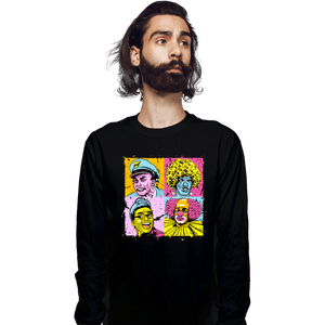 Daily_Deal_Shirts Long Sleeve Shirts, Unisex / Small / Black In Living Color